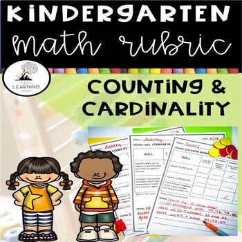 Preview of Kindergarten Math Rubric | Counting and Cardinality Assessment Data Collection