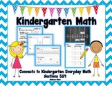 Kindergarten Math {EDM Sections 3&4}