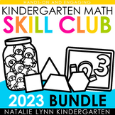 Kindergarten Math Skill Club Monthly Math Centers Workshee