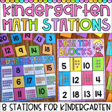 Kindergarten Math Stations - Counting, Addition, Subtracti