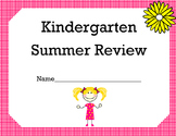 Kindergarten Math Summer Review