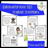 Kindergarten Math TEKS - Standard Statements