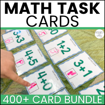 Preview of Kindergarten Math Task Cards Bundle