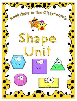 Preview of Kindergarten Math Unit 1: Shapes (Flats and Solids)