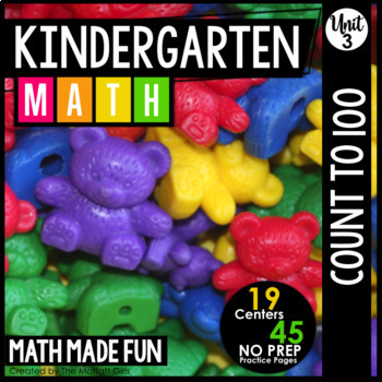 Preview of Kindergarten Math: Unit 3 Counting to 100