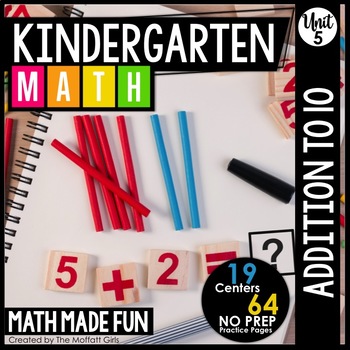 Preview of Kindergarten Math: Unit 5 Addition