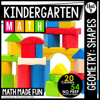 Preview of Kindergarten Math: Unit 9 Geometry: Shapes
