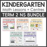 Kindergarten Math Units: TERM 2 NUMBER SENSE BUNDLE