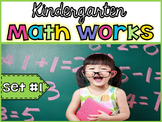Kindergarten Math Works: Set #1 (Digital Learning & Printa