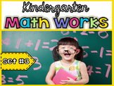Kindergarten Math Works: Set #3 (Printable & Interactive PDF)