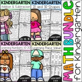 Kindergarten Math Worksheet Bundle - Addition, Subtraction, Place Value, Shapes