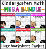 Kindergarten Math Worksheets MEGA Bundle