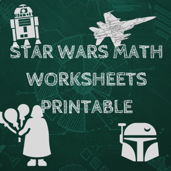 Preview of Kindergarten Math Worksheet - Star Wars - Math Addition with Regrouping
