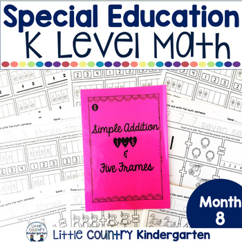 Preview of Kindergarten Math Worksheets - Addition to 5, Add Up to 5, Five Frames