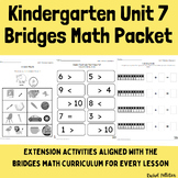 Kindergarten Math Worksheets - Unit 7