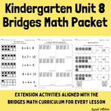 Kindergarten Math Worksheets - Unit 8