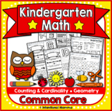 Kindergarten Math Worksheets for Common Core