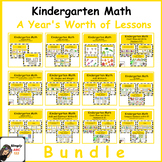 Kindergarten Math Year Long Bundle Digital and Printable Resource
