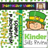 Kindergarten Math and ELA Review - St. Patrick's Day 7 Min