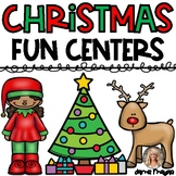 Kindergarten Math and Literacy Christmas FUN Centers 
