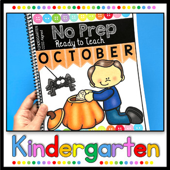 Preview of Fall Worksheets for Kindergarten - Halloween Activities - Pumpkin Math - Reading