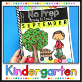 September Independent Work Packets Learn at Home - Apples Kindergarten
