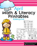 Kindergarten Math and Literacy Printables - April