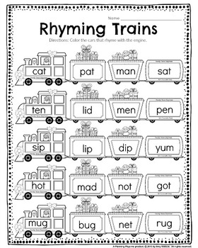Kindergarten Math and Literacy Printables - December by ...