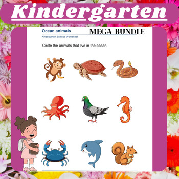 Preview of Kindergarten Math and Science Mega Bundle
