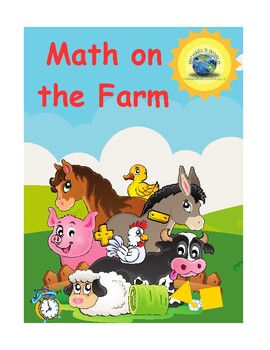 Preview of Kindergarten Math on the Farm Review Workbook