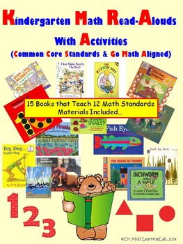 Preview of Go Math kindergarten Math Activities with Read-Alouds (Common Core Aligned)