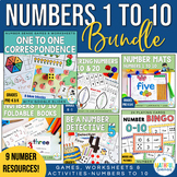 Kindergarten Maths - Numbers 0 to 10 - Number Sense Bundle