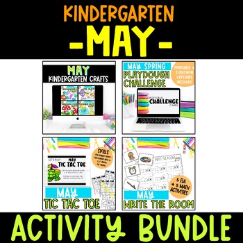 Preview of Kindergarten May Activity Bundle