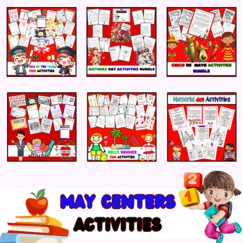 Preview of Kindergarten May Morning Work: Teacher Appreciation, Mother day, enf of The Year