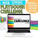 Kindergarten May Playdough Challenges