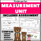 Kindergarten Measurement Compare Length, Height, Capacity,