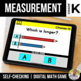 Kindergarten Measurement Digital Math Games | Distance Learning