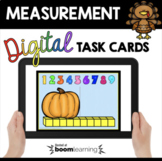 Kindergarten Measurement - Thanksgiving Boom Cards™ for Ki