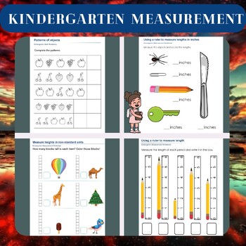 Preview of Kindergarten Measurement Worksheets