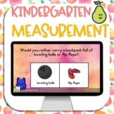 Kindergarten Measurement and Capacity for PearDeck™ for Di