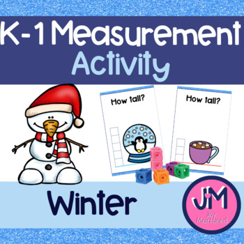 Preview of Kindergarten Measuring Activity - Winter Theme