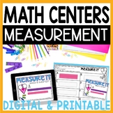 Kindergarten Measuring Math Centers, Comparing Length, Wei