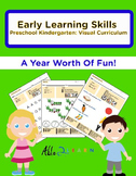 1 Year Early Learning Skills Preschool Kindergarten: Visua