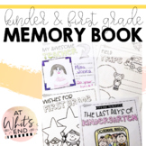 Kindergarten & First Grade Memory Book