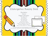 Kindergarten Memory Book (End of Year Book)