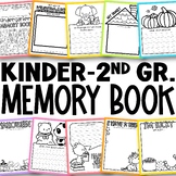 Kindergarten Memory Book End of the Year Activites First G