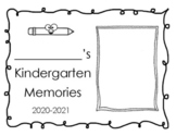 Kindergarten Memory Book In Classroom & Virtual Learning S