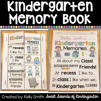 End of Year School Memories Flipbook by Teach Simple