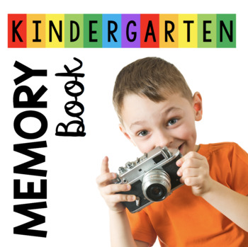 Preview of Kindergarten Memory Book - School Memories - End of the School Year Activities