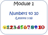 Kindergarten Module 1 Lessons 1-16 (Compatible with Eureka Math)